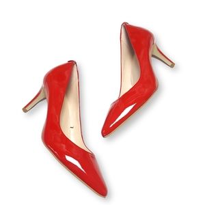 Kate Spade Vida Heels in Red
